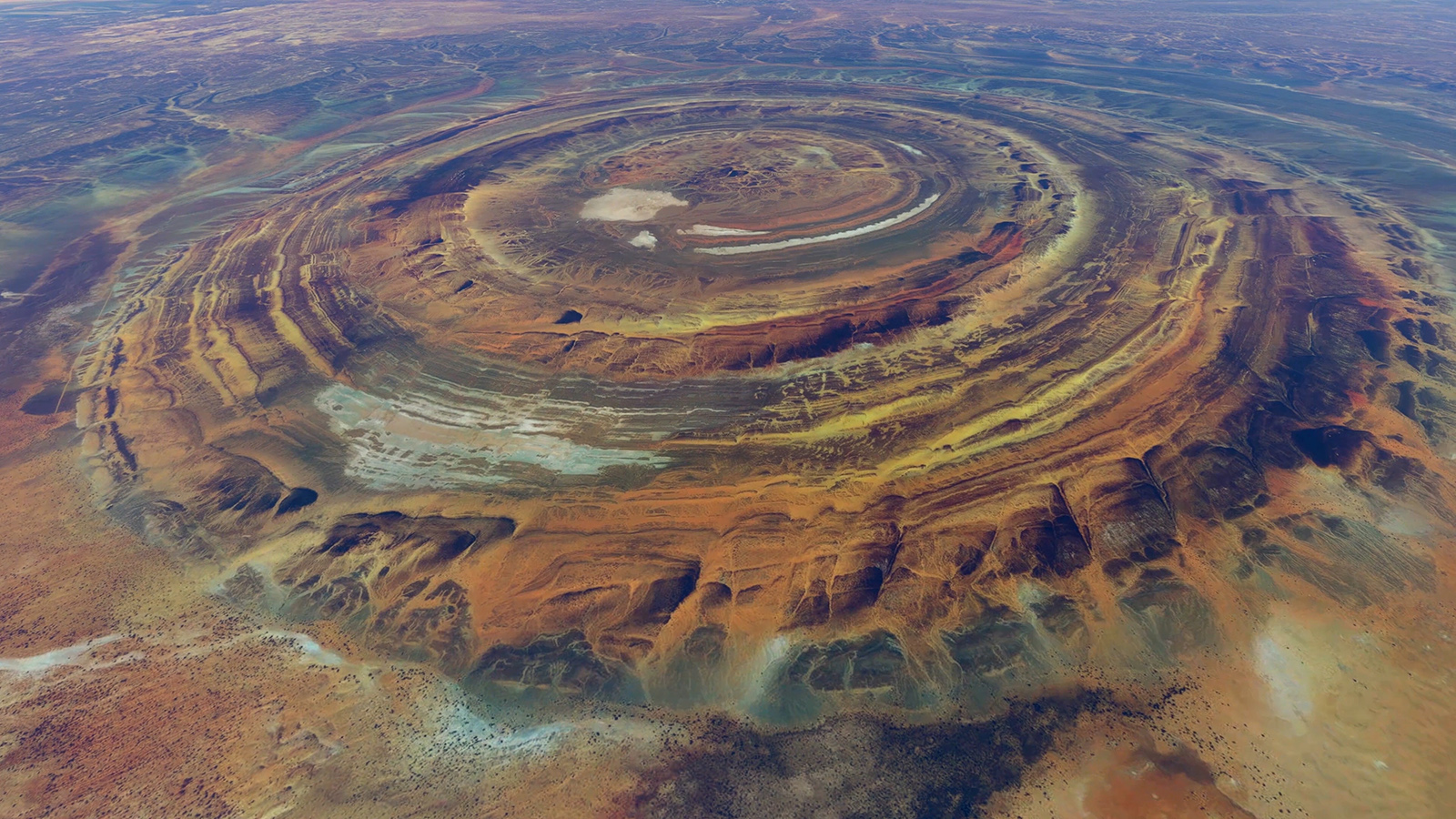 The Richat Structure, or 'Eye of the Sahara'